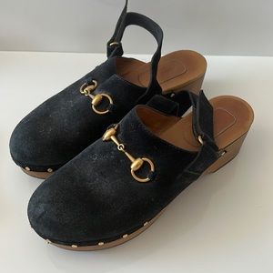 Black Gucci clog 40